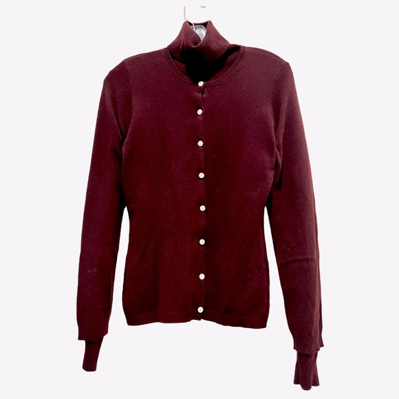 Ralph Lauren Black Label Collection Classics Cashmere Cardigan Sweater Sz M - Picture 4 of 5